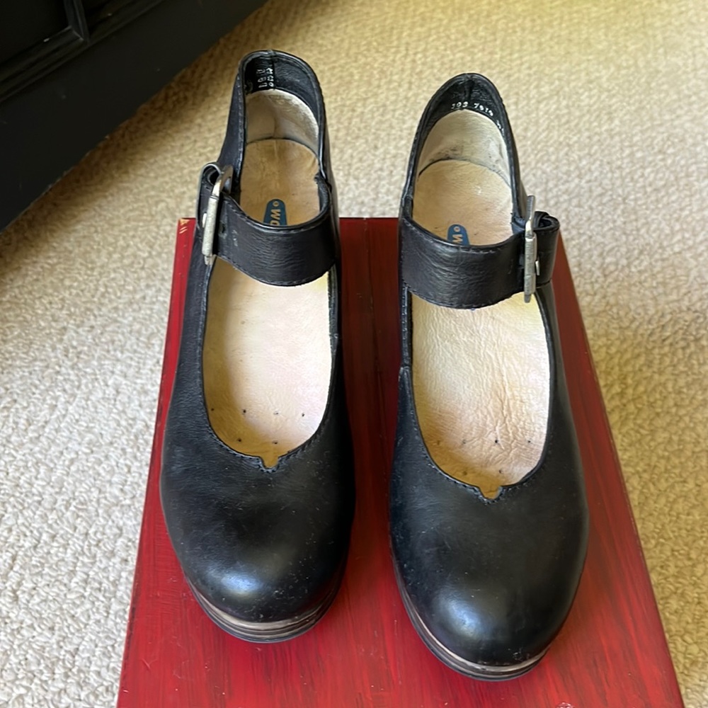 Wolky Black Mary Jane Shoes